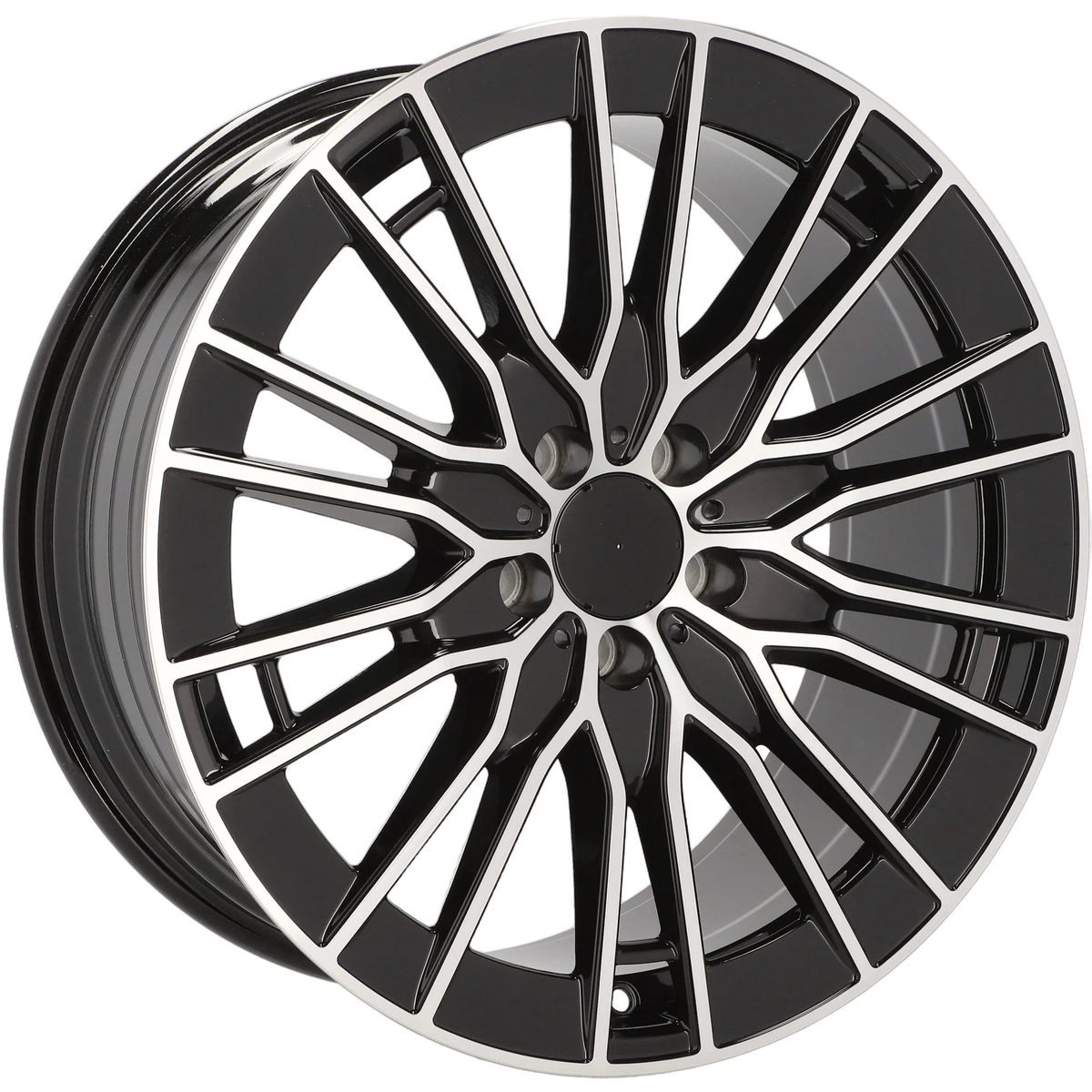 Alu kola pro Mercedes YF0427 8.5x19 5x112 ET35.5 66.6 Black Polished | Wheelsup.cz