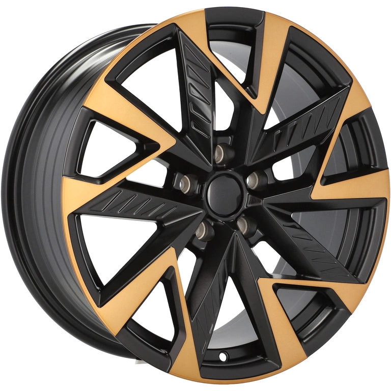 Alu kola pro Cupra YF0443 8x18 5x112 ET40 57.1 Black Polished Half Matt Cooper | Wheelsup.cz