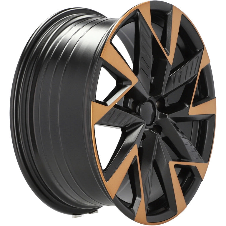 Alu kola pro Cupra YF0443 8x18 5x112 ET40 57.1 Black Polished Half Matt Cooper | Wheelsup.cz