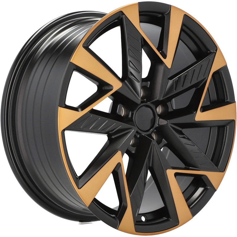Alu kola pro Cupra YF0443 8x18 5x112 ET40 57.1 Black Polished Half Matt Cooper | Wheelsup.cz
