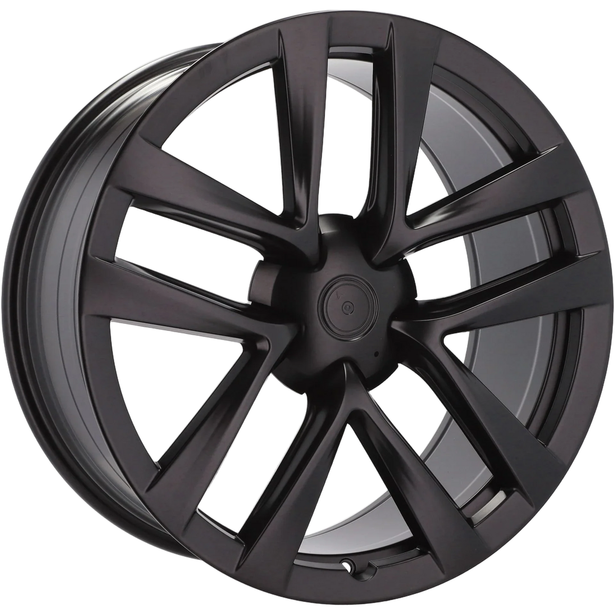 Alu kola pro Tesla YF5591 10x22 5x120 ET35 64.1 Black Half Matt | Wheelsup.cz