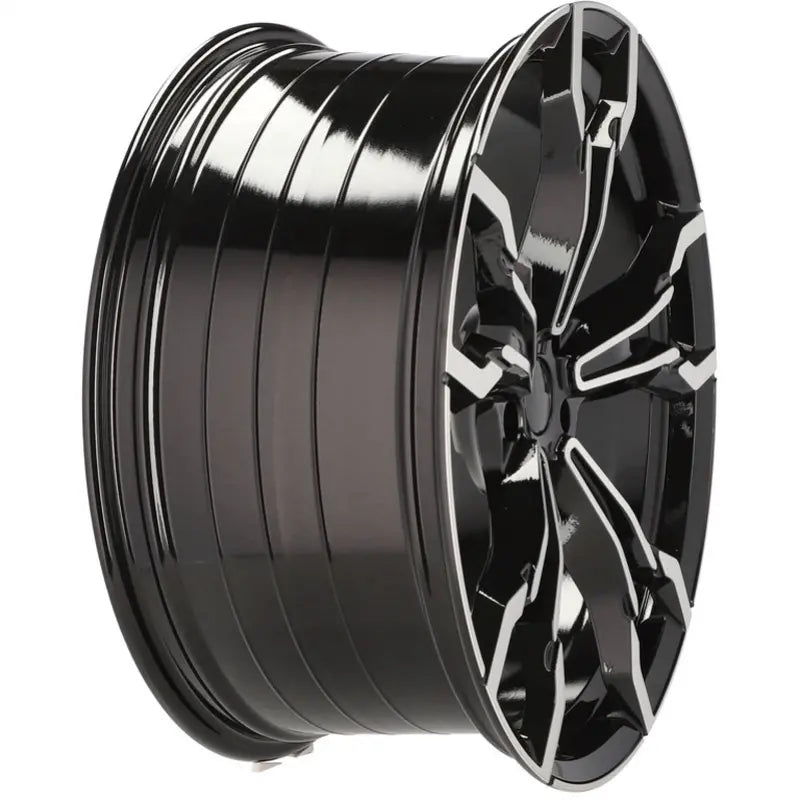 Alu kola pro BMW YF5596 8.5x21 5x112 ET30 66.6 Black Polished | Wheelsup.cz