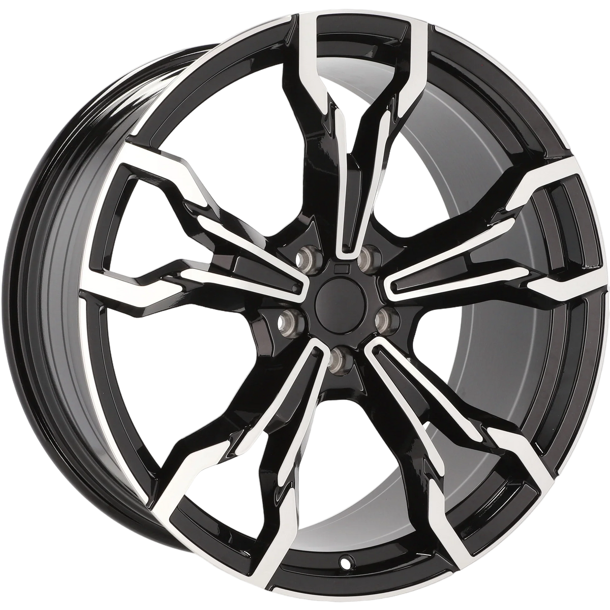 Alu kola pro BMW YF5596 9.5x21 5x112 ET43 66.6 Black Polished | Wheelsup.cz