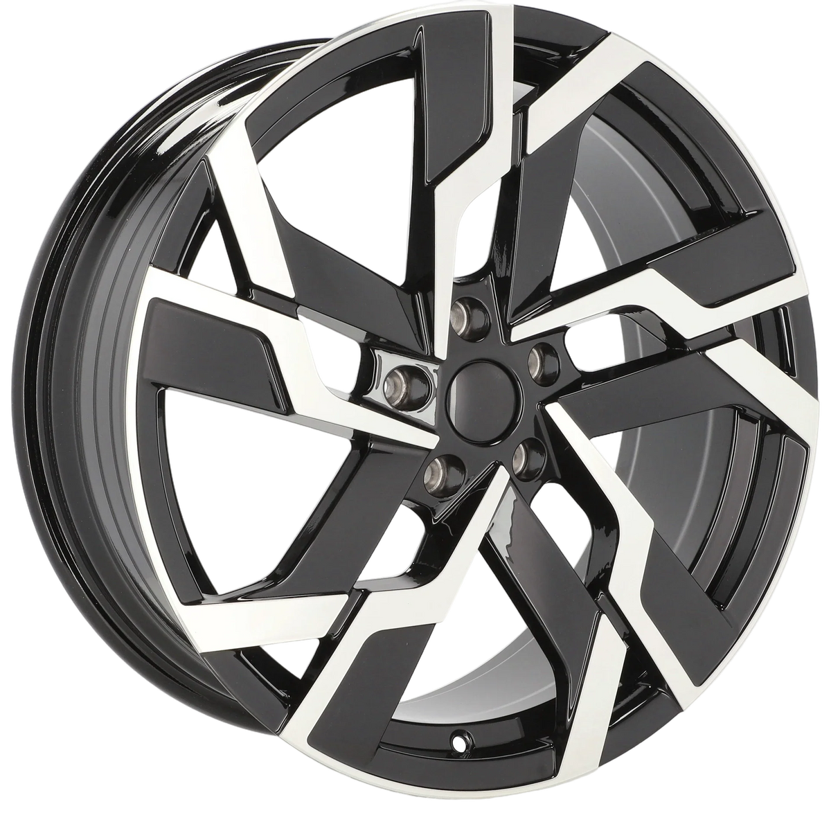 Alu kola pro Škoda YF5696 8x19 5x112 ET41 57.1 Black Polished | Wheelsup.cz