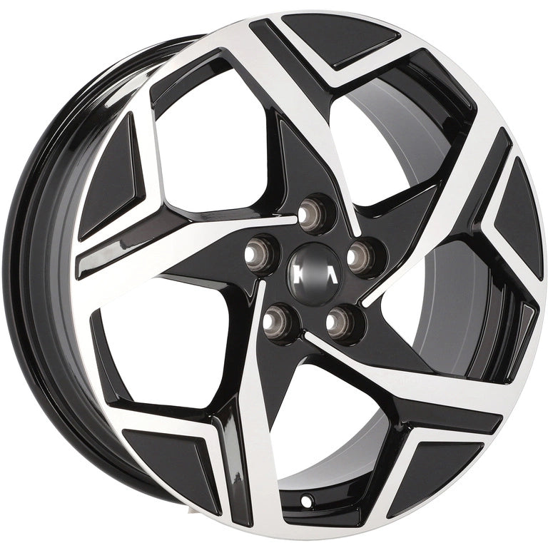 Alu kola pro Kia YF5700 7.5x18 5x114.3 ET51 67.1 Black Polished | Wheelsup.cz