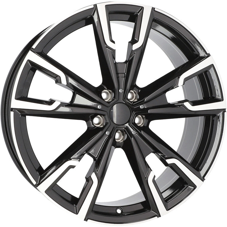 Alu kola pro BMW YF5710 8x19 5x120 ET46 72.6 Black Polished | Wheelsup.cz