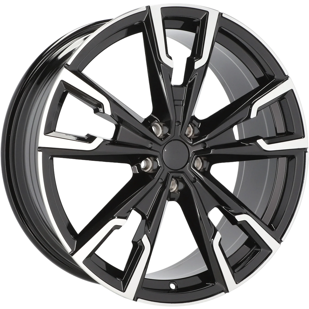 Alu kola pro BMW YF5710 8x19 5x120 ET46 72.6 Black Polished | Wheelsup.cz