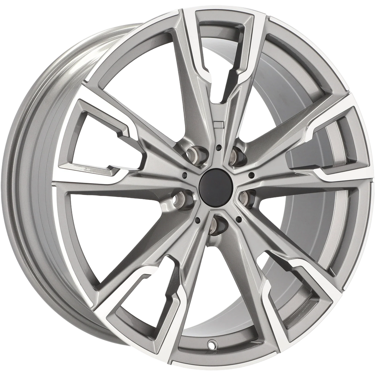 Alu kola pro BMW YF5710 8x19 5x112 ET46 66.6 Grey Polished | Wheelsup.cz