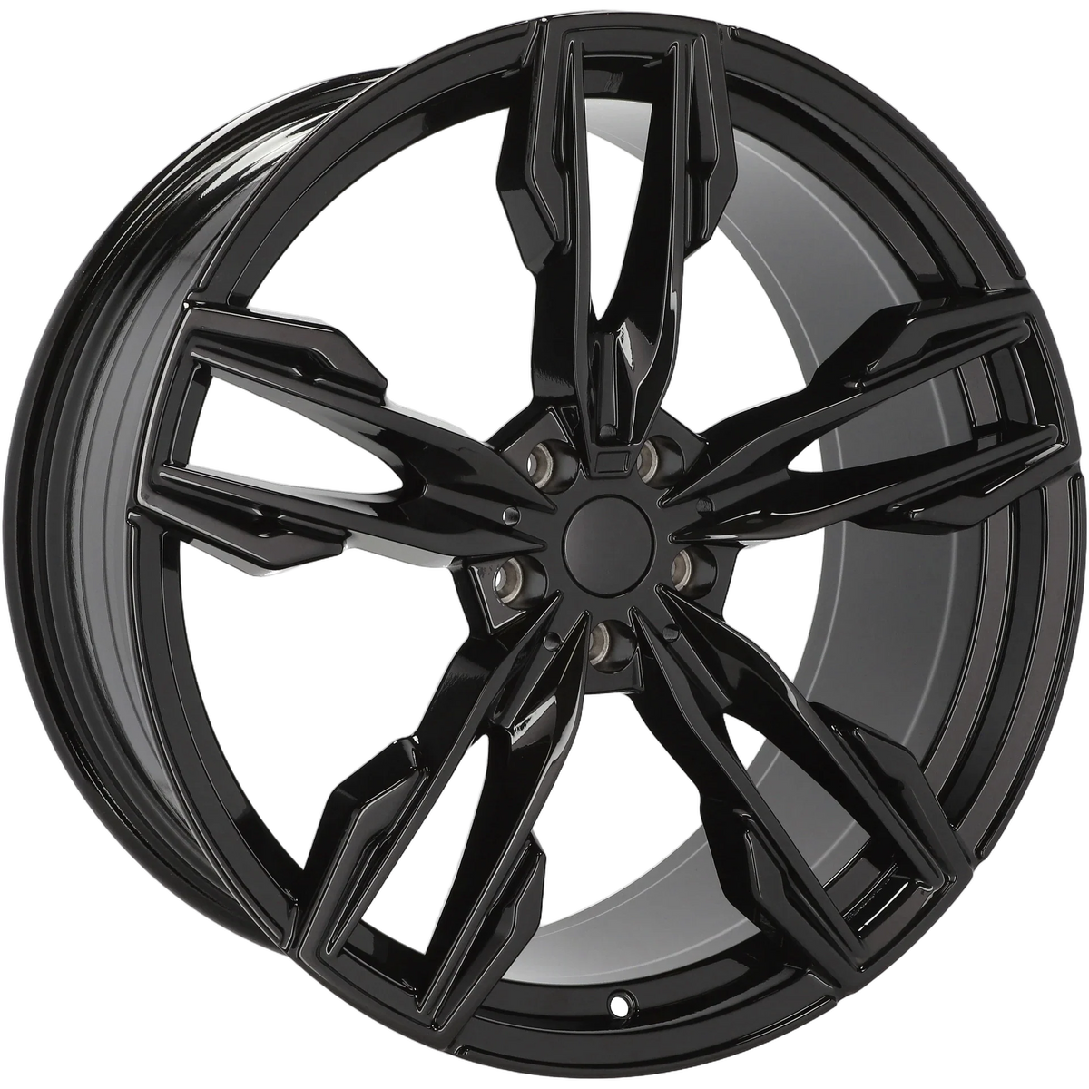 Alu kola pro BMW YF5718 7.5x19 5x112 ET32 66.6 Black | Wheelsup.cz