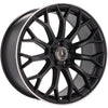 Alu disky pre Mercedes YS1180 8x18 5x112 ET43 66.6 Čierna