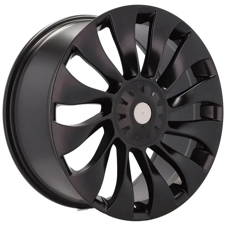 Alu kola pro Tesla YS214 9.5x20 5x114.3 ET45 64.1 Black Half Matt | Wheelsup.cz