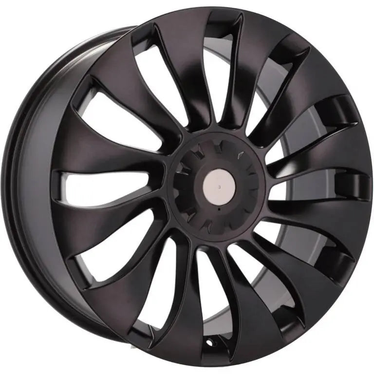 Alu kola pro Tesla YS214 8.5x18 5x114.3 ET38 64.1 Black Half Matt | Wheelsup.cz
