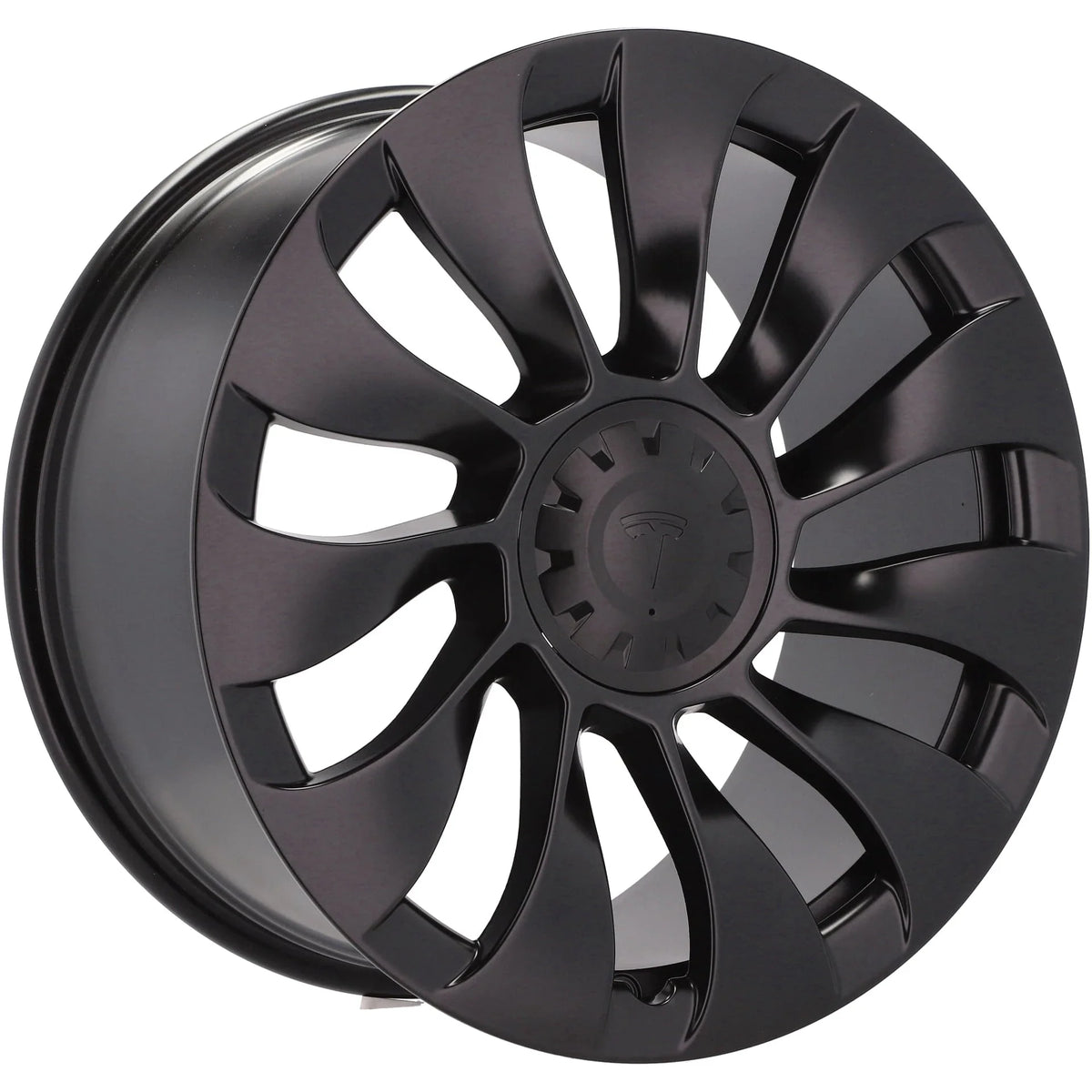 Alu kola pro Tesla YS214 9.5x20 5x114.3 ET45 64.1 Black Half Matt