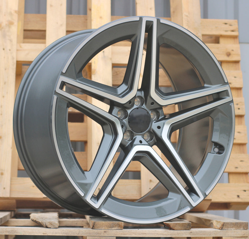 Alu kola pro Mercedes FBX142 9.5x22 5x112 ET45 66.6 Grey Polished | Wheelsup.cz