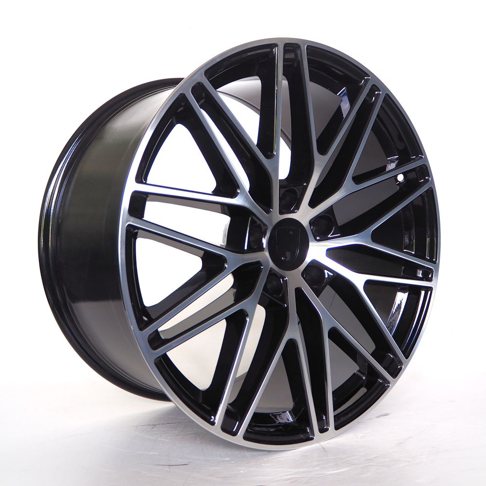 Alu disky pre Porsche Alan 9.5x21 5x130 ET46 71.6 Čierna