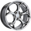 Alu disky pre Alfa Romeo L1664 8.5x20 5x110 ET31 65.1 Sivá