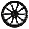 Alu disky pre Audi H5060 8.5x19 5x112 ET40 66.6 Čierna