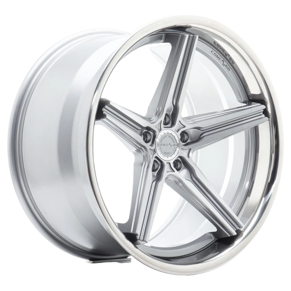 Alu kola Concaver CVR9 20x8,5 ET45 5x112 Brushed Titanium