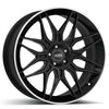 Alu kola DOTZ LongBeach 9.5x22 5x108 ET36 dark