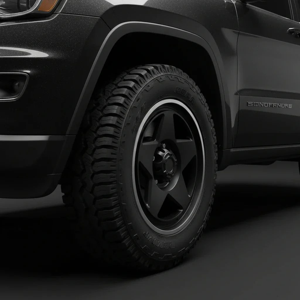 Alu kola pro Offroad JT274 9x17 6x114.3 ET0 66.1 Black Matt | Wheelsup.cz