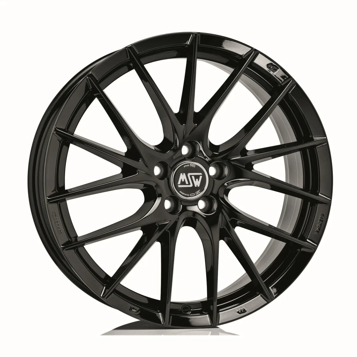 Alu kola MSW 29 8.5x19 5x112 ET43 Gloss Black | Wheelsup.cz
