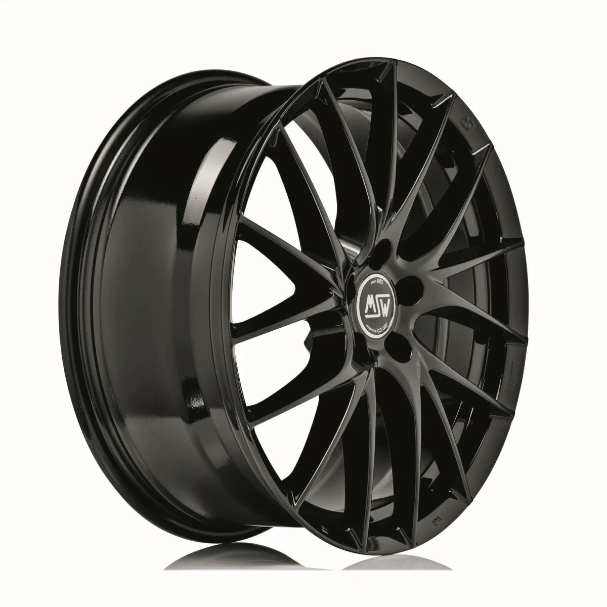 Alu kola MSW 29 8.5x19 5x112 ET43 Gloss Black | Wheelsup.cz