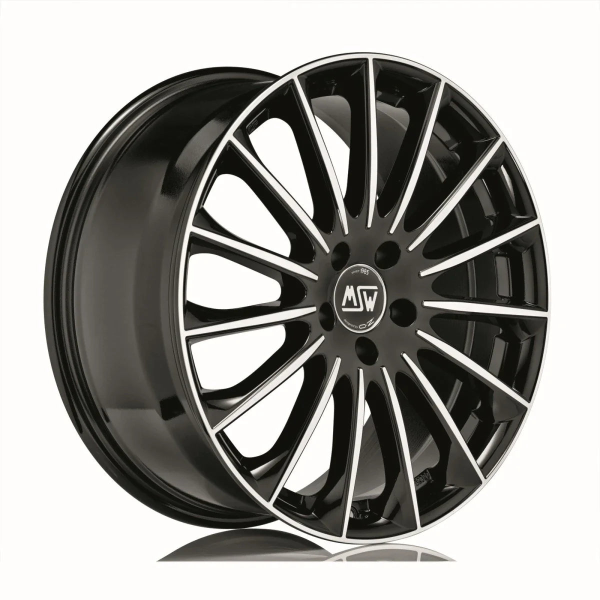 Alu kola MSW 30 7.5x19 5x108 ET45 Gloss Black Full Polished | Wheelsup.cz