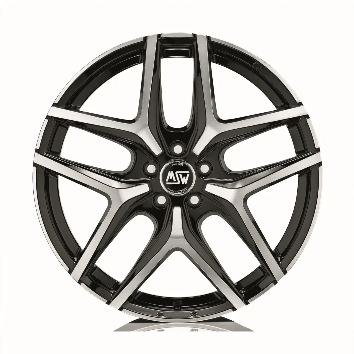 Alu kola MSW 40 8.5x20 5x114.3 ET30 Gloss Black Full Polished | Wheelsup.cz