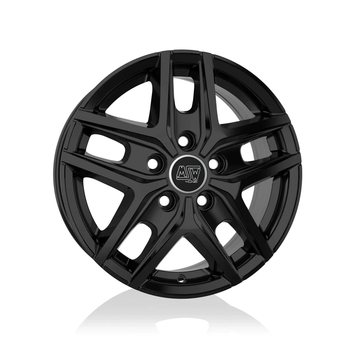 Alu kola MSW 40 VAN 6.5x16 5x118 ET48 Gloss Black | Wheelsup.cz