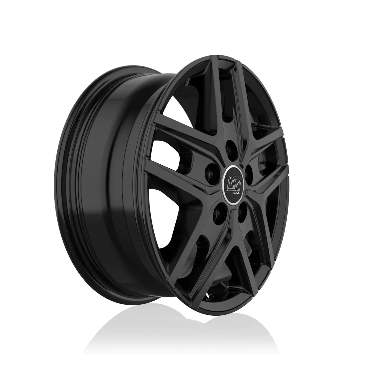 Alu kola MSW 40 VAN 6.5x16 5x130 ET65 Gloss Black | Wheelsup.cz