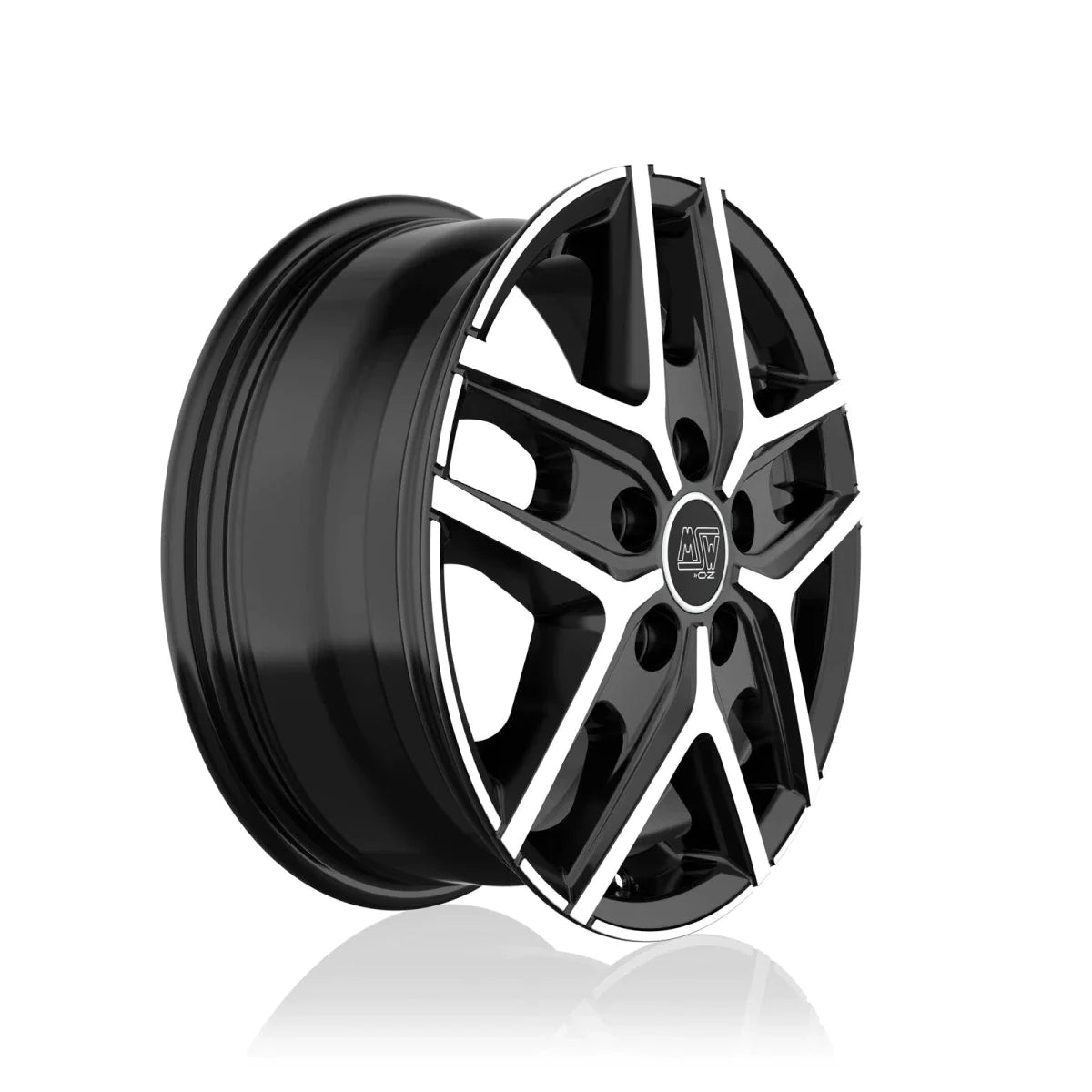 Alu kola MSW 40 VAN 6.5x16 5x130 ET55 Gloss Black Full Polished | Wheelsup.cz