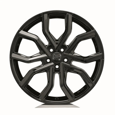 Alu kola MSW 41 8x19 5x108 ET45 Gloss Black | Wheelsup.cz