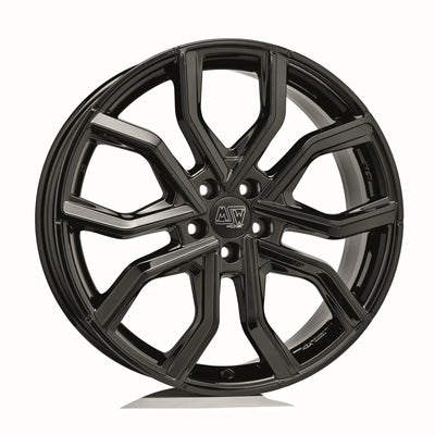 Alu kola MSW 41 8x19 5x108 ET45 Gloss Black | Wheelsup.cz