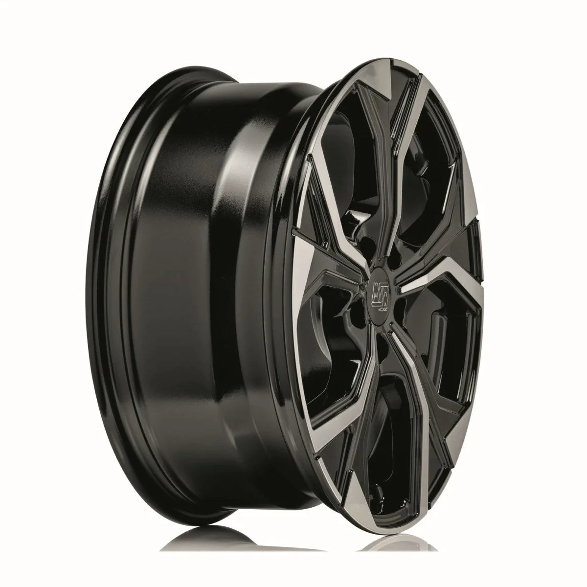 Alu kola MSW 43 8x19 5x112 ET26 Gloss Black Full Polished | Wheelsup.cz
