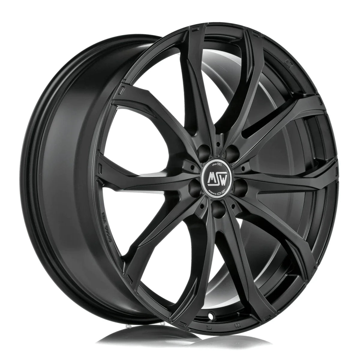 Alu kola MSW 48 10x21 5x112 ET50 Matt Black | Wheelsup.cz