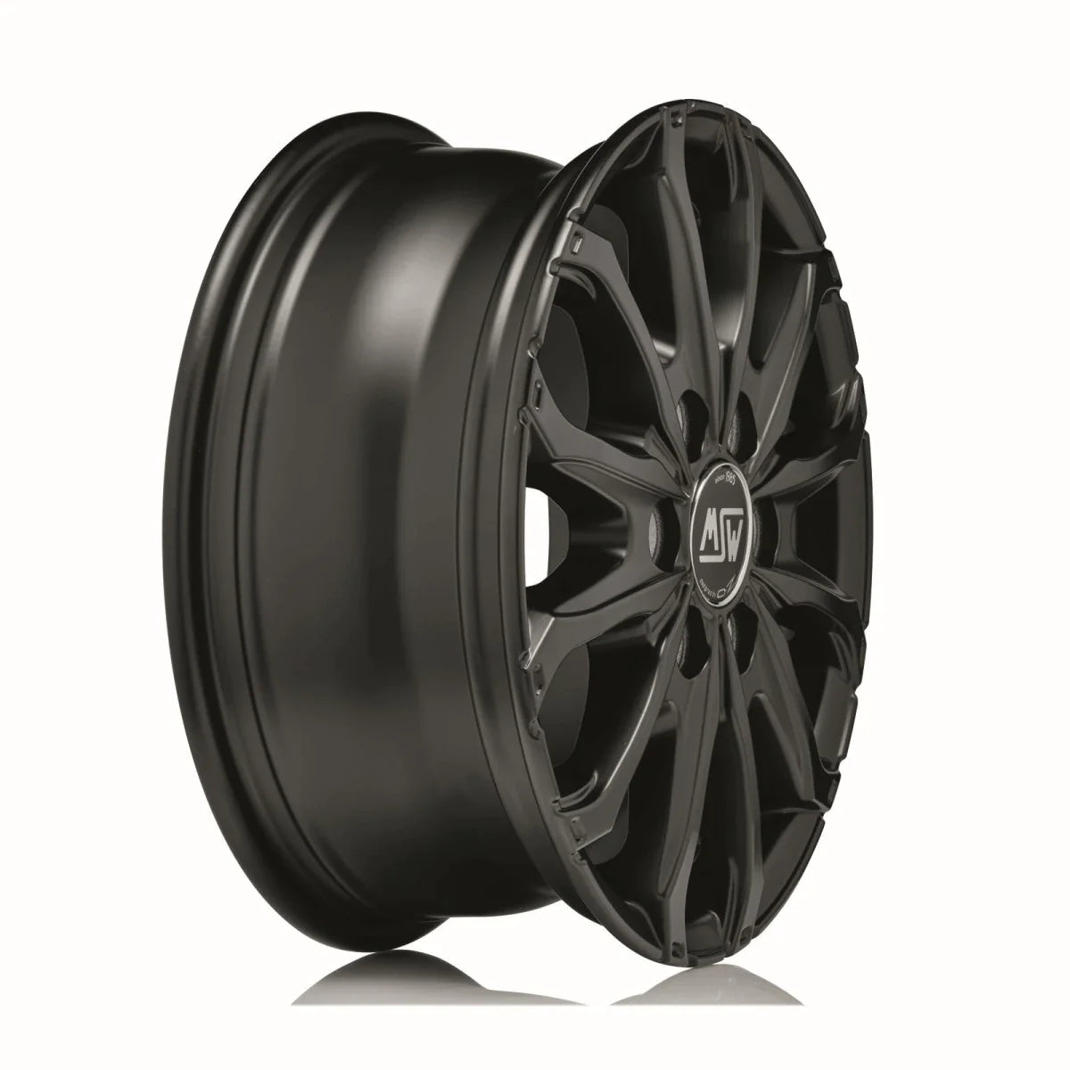 Alu kola MSW 48 VAN 6 HOLES 6.5x16 6x125 ET68 Matt Black | Wheelsup.cz