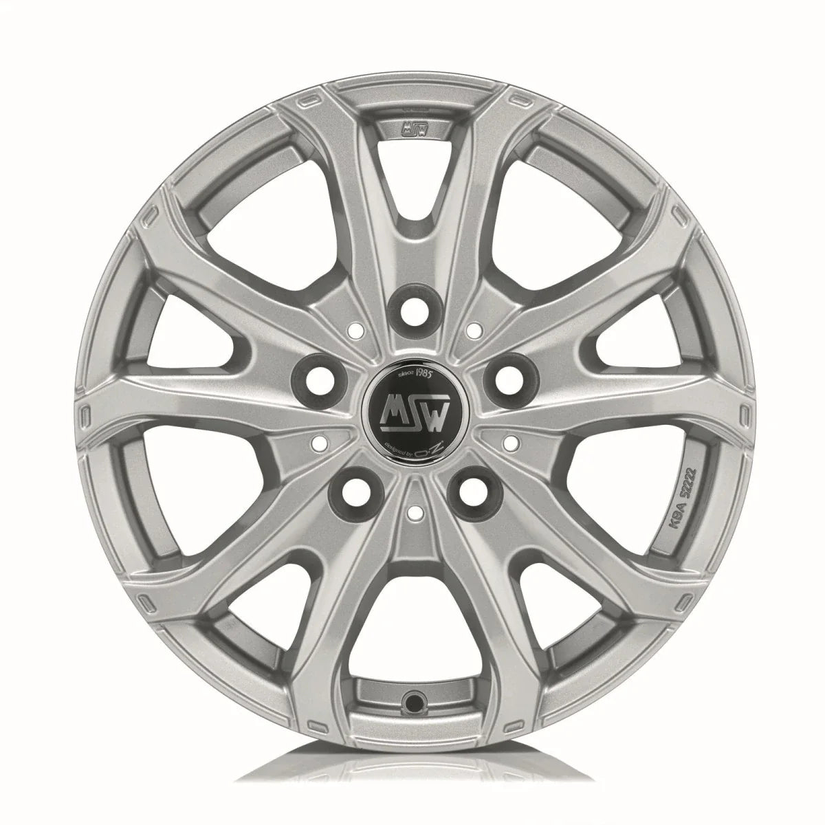 Alu kola MSW 48 VAN 7x17 5x160 ET55 Full Silver | Wheelsup.cz