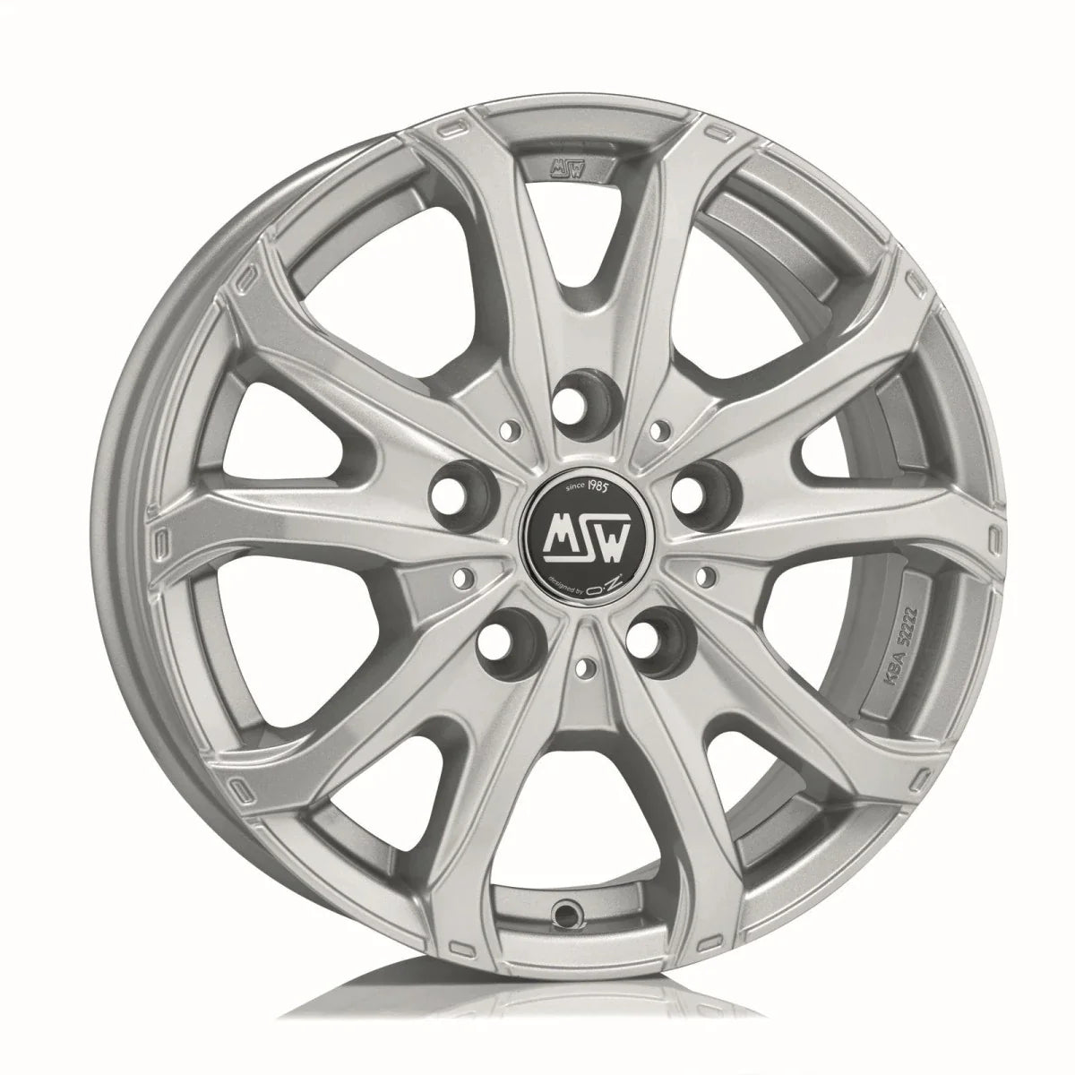 Alu kola MSW 48 VAN 7x17 5x130 ET68 Full Silver | Wheelsup.cz