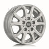 Alu disky MSW 48 VAN 7x17 5x118 ET68 71.1 Strieborná