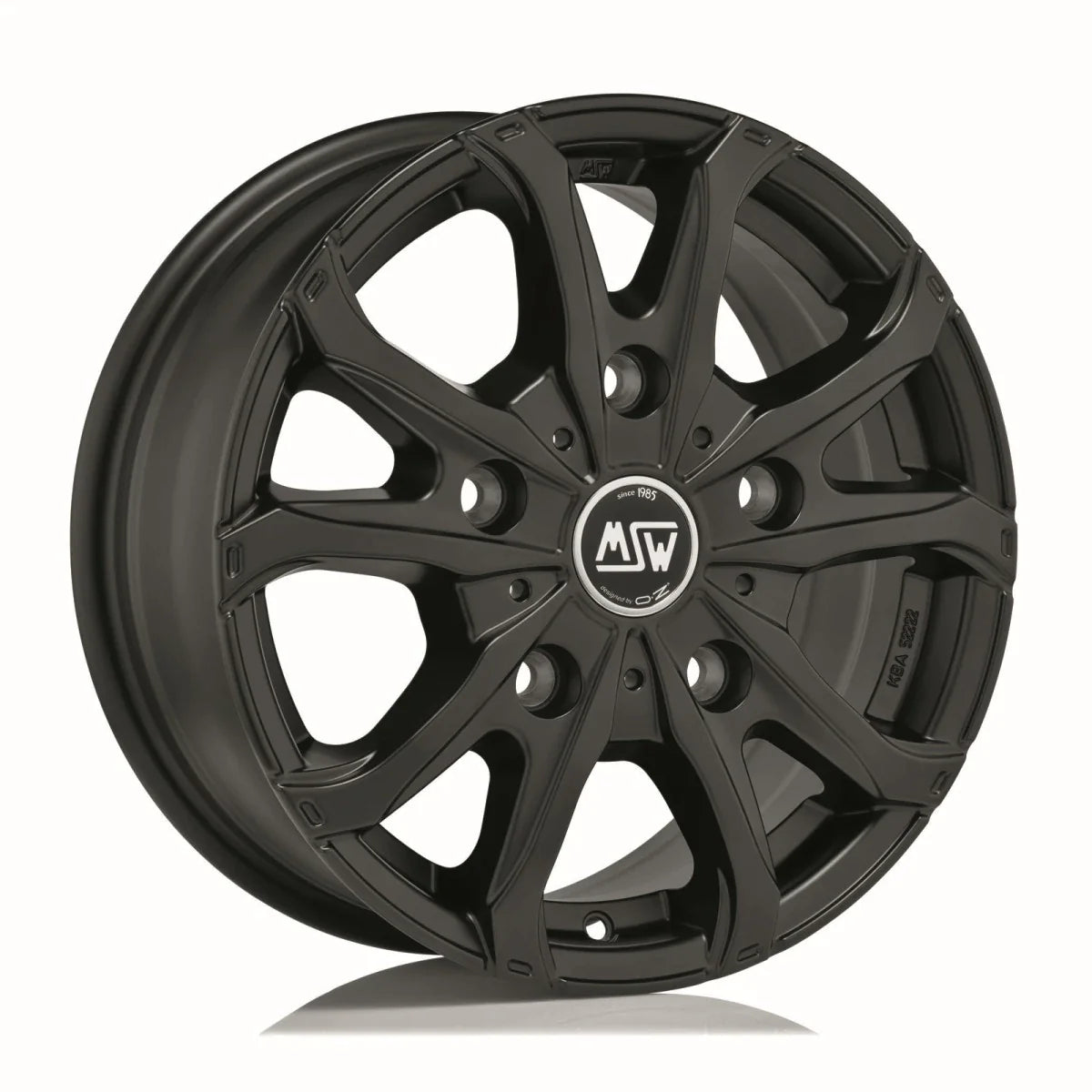 Alu kola MSW 48 VAN 7.5x18 5x118 ET53 Matt Black | Wheelsup.cz