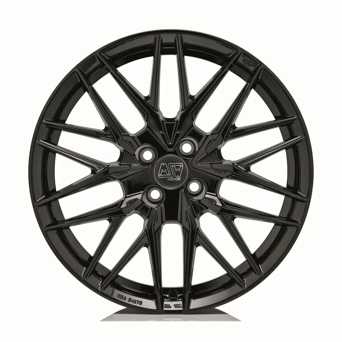 Alu kola MSW 50-4 7.5x18 4x108 ET38 Gloss Black | Wheelsup.cz