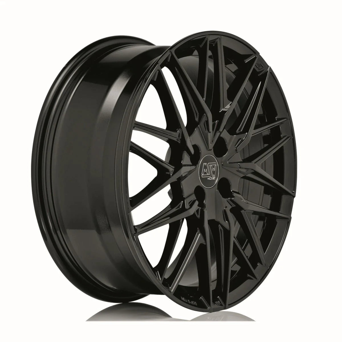 Alu kola MSW 50-4 7.5x18 4x108 ET38 Gloss Black | Wheelsup.cz