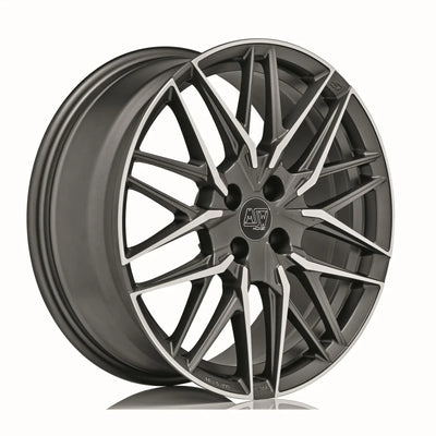 Alu kola MSW 50-4 7.5x18 4x108 ET32 Matt Gun Metal Full Polished (Mgmfp) | Wheelsup.cz