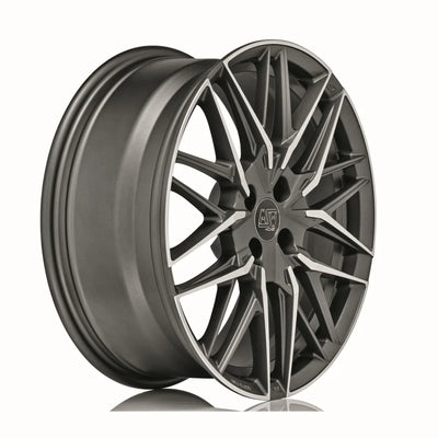 Alu kola MSW 50-4 7.5x18 4x108 ET32 Matt Gun Metal Full Polished (Mgmfp) | Wheelsup.cz