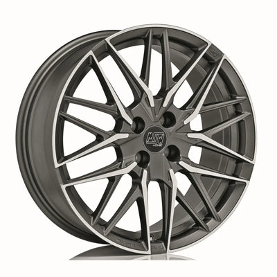Alu kola MSW 50-4 7.5x18 4x108 ET32 Matt Gun Metal Full Polished (Mgmfp) | Wheelsup.cz