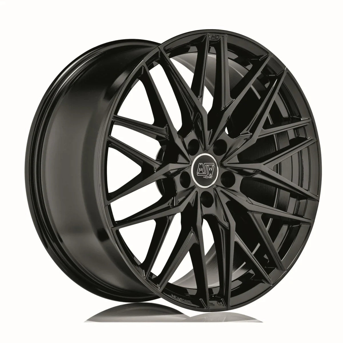 Alu kola MSW 50 10x22 5x112 ET25 Gloss Black | Wheelsup.cz