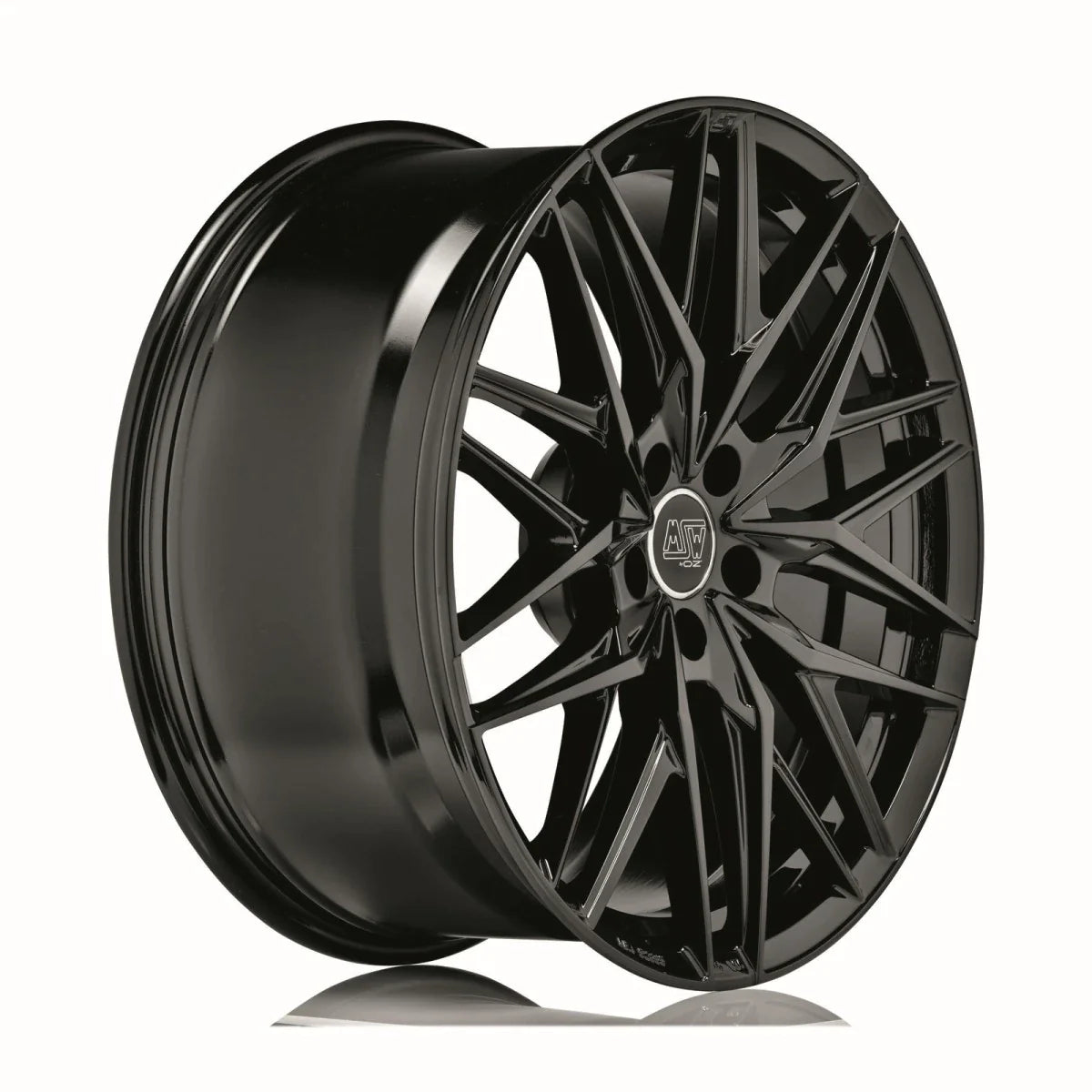Alu kola MSW 50 10.5x21 5x112 ET43 Gloss Black | Wheelsup.cz