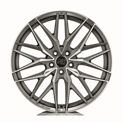 Alu kola MSW 50 11x21 5x112 ET49 Matt Gun Metal Full Polished (Mgmfp) | Wheelsup.cz