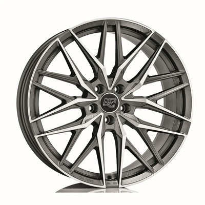 Alu kola MSW 50 11x21 5x112 ET49 Matt Gun Metal Full Polished (Mgmfp) | Wheelsup.cz
