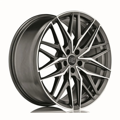 Alu kola MSW 50 11x21 5x112 ET49 Matt Gun Metal Full Polished (Mgmfp) | Wheelsup.cz
